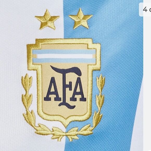 ADIDAS LIONEL OMAR 10 ARGENTINA THREE STAR 22/23 HOME JERSEY NWT IN PKG - Picture 3 of 7